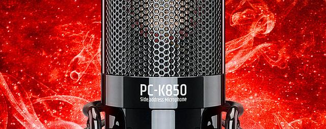 得胜(TAKSTAR) PC-K850 电容式录音麦克风 直播K歌录音麦克风